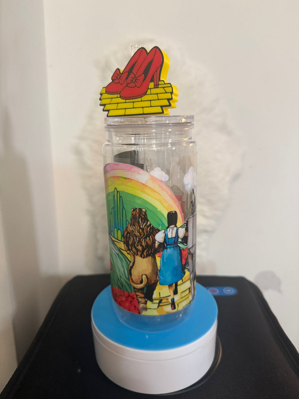18OZ SNOW-GLOBE WIZARD OF OZ WITH DECAL/STRAW AND TOPPER