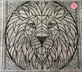 STAINED GLASS LION-2