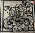 BUTTERFLY-STAINED GLASS