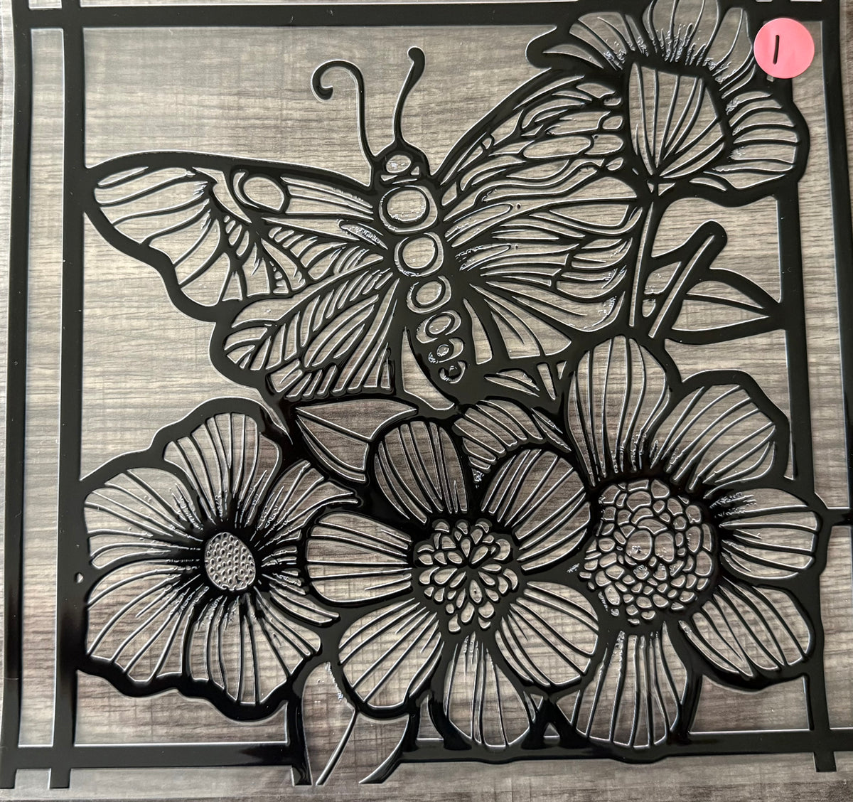 BUTTERFLY-STAINED GLASS