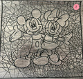 STAINED GLASS MICKEY/MINNIE