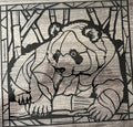 BEAR-STAINED GLASS