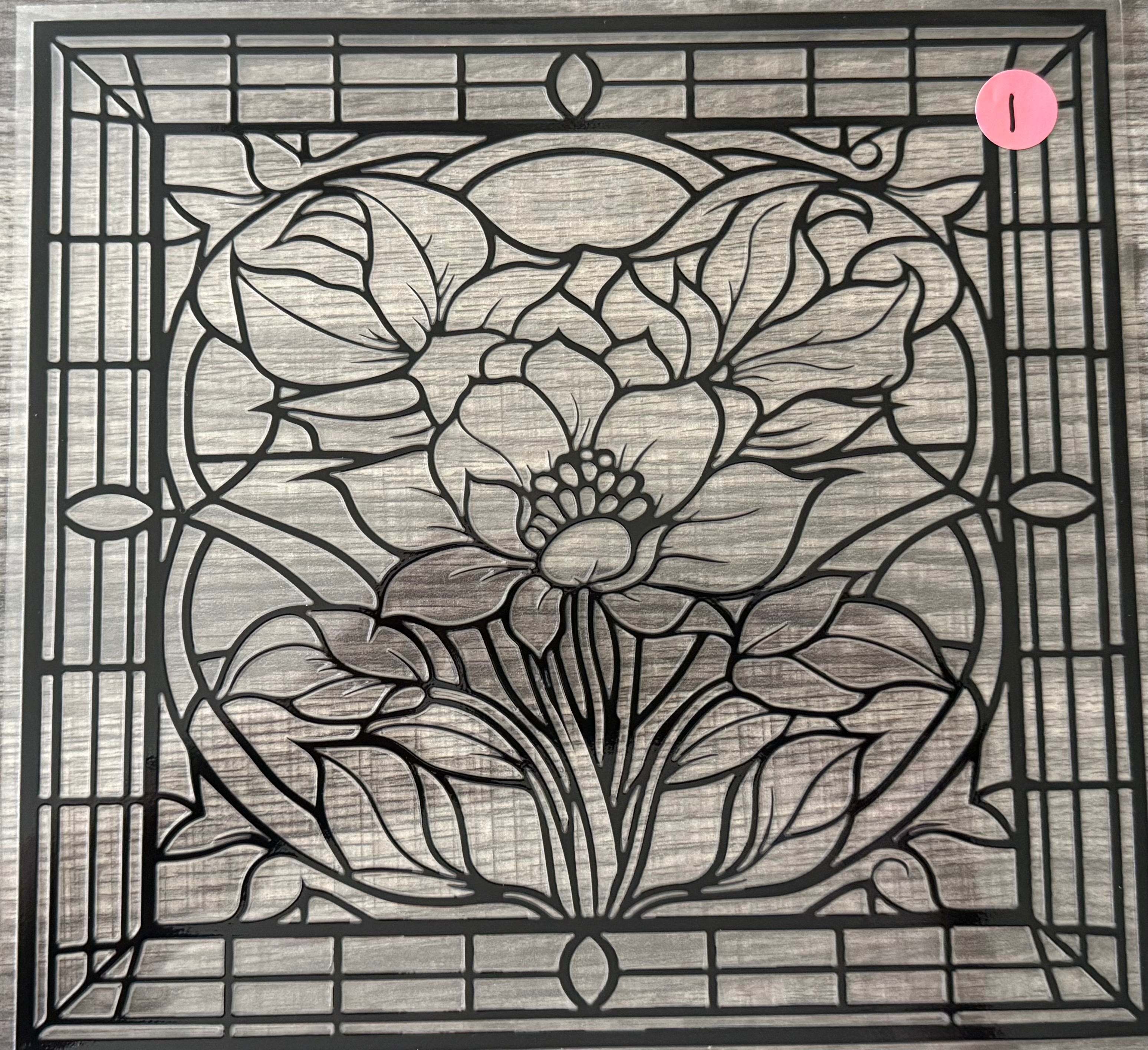 STAINGLASS FLOWER-7