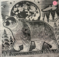 BEAR 2-STAINED GLASS