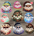 CHRISTMAS (SANTA FACES)