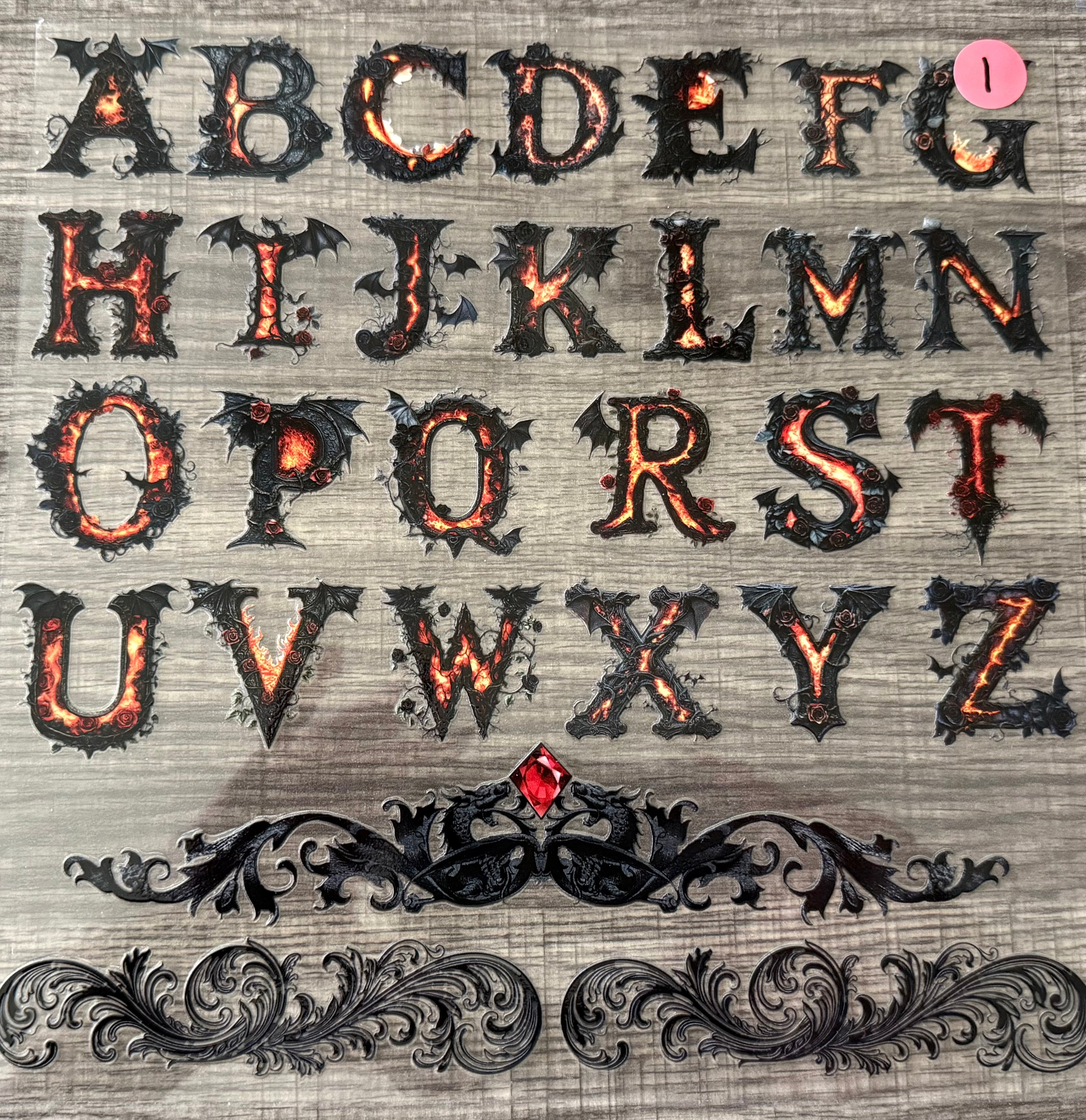 LETTER/NUMBER 2