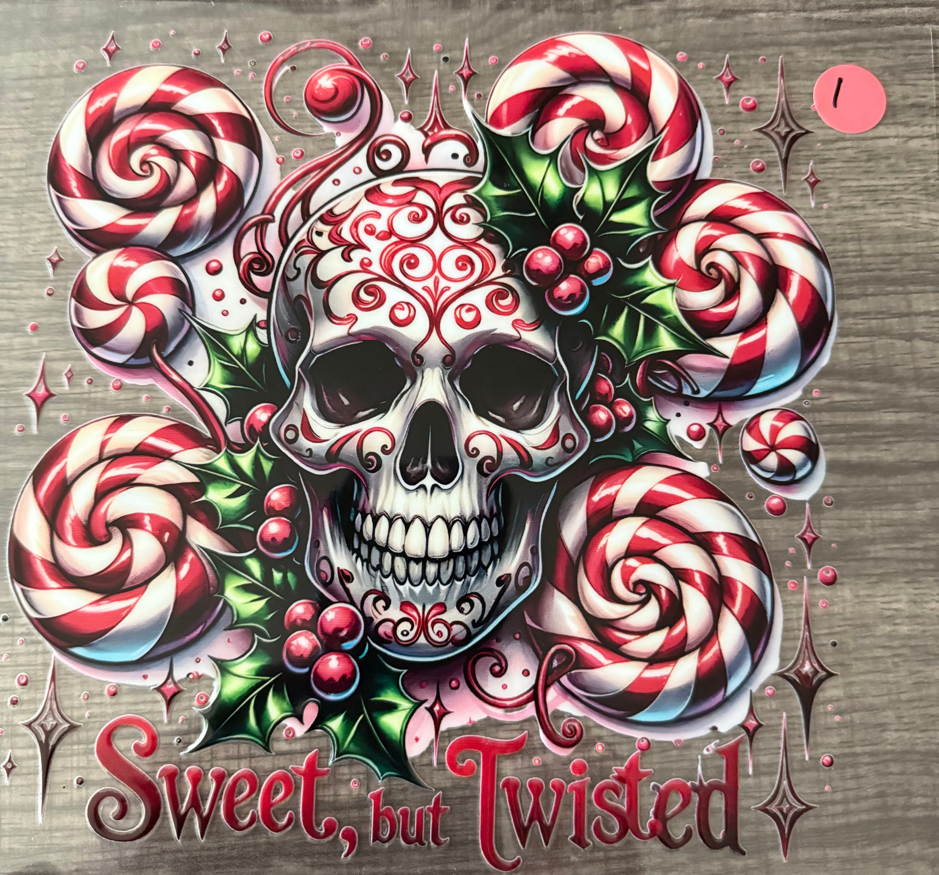 SKULL-SWEET AND TWISTED-20 OZ