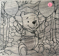 STAINED GLASS WINNIE POOH