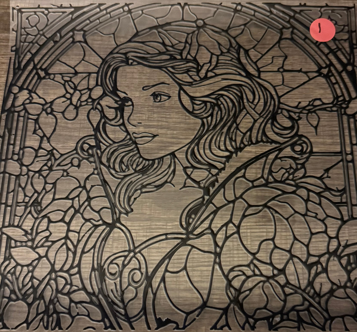 Snow White UV DTF Stainglass