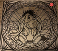 Eyore UV DTF Stainglass