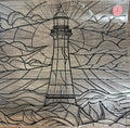 STAINED GLASS LIGHTHOUSE