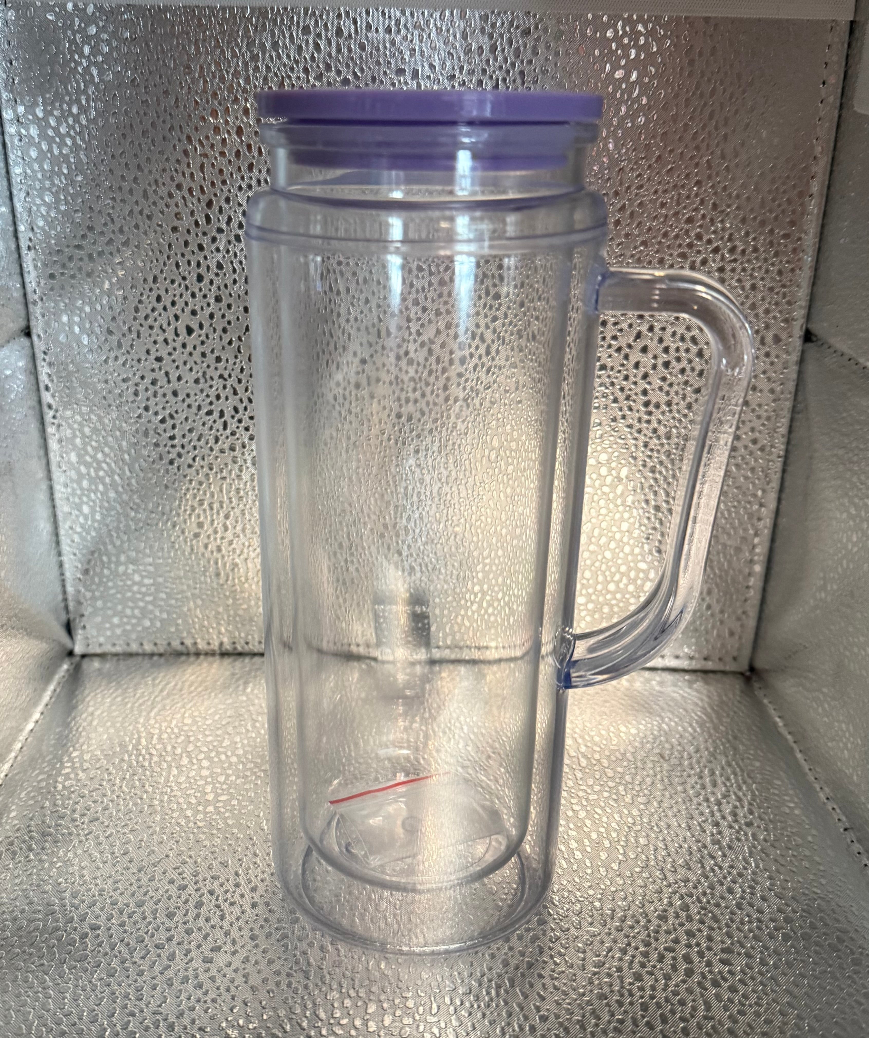 200Z PLASTIC DOUBLE WALL-HANDLE-MULTIPLE COLORS