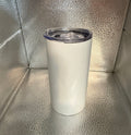 12OZ STAINLESS TUMBLER-SINGLE WALL-WHITE