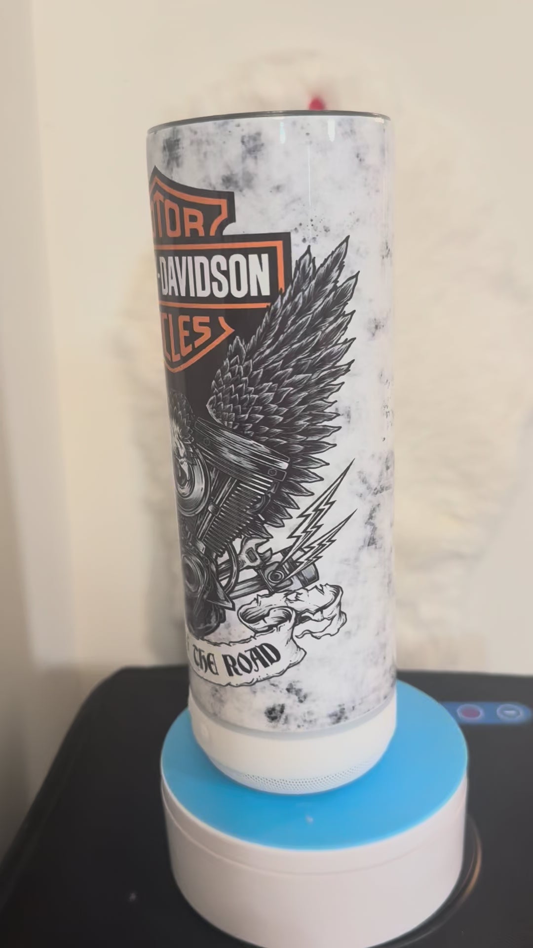 HARLEY DAVIDSON STAINLESS STEEL WITH BLUETOOTH SPEAKER